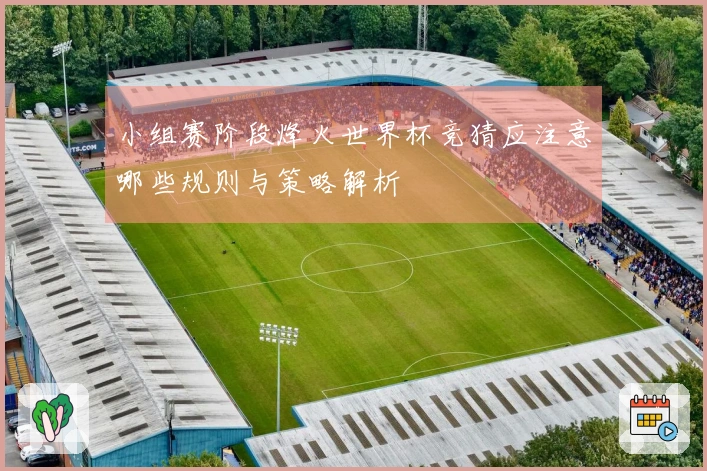 小组赛阶段烽火世界杯竞猜应注意哪些规则与策略解析