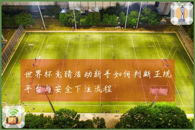 世界杯竞猜活动新手如何判断正规平台与安全下注流程